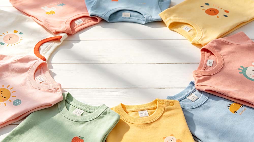 Safe and skin-friendly kids custom t shirts OEM manufactured by GreHex professional children clothing factory for global kids apparel brands