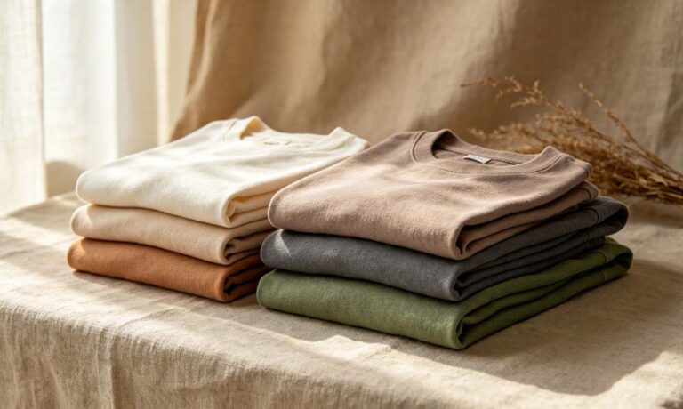 Eco-friendly sustainable custom t shirt OEM production with premium organic cotton fabric from GreHex ethical apparel factory